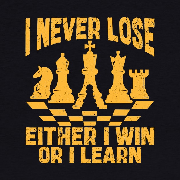 I never lose, either I win or I learn by Fun Planet